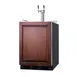 Summit SBC58BLBIADAIF 24" 1 Tower Draft Beer Cooler Dispenser, 5.5 cu. ft. 1 image