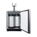 Summit SBC58BLBIADAIFCFTWIN 24" Cold Brew Coffee Dispenser, ADA / 5.5 cu. ft. - 115V 4 image