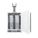 Summit SBC58WHBIADAWKDTWIN 24" White Wine Kegerator, 32", 2‑Tap Twin Tower, 5.5 Cu Ft, R600a, 115V 3 image