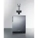 Summit SBC7BRSFLTWCFADA Floating Tap Brew Kegerator, Black 24", 5.8 cu.ft, Taps, 5lb Nitrogen Tank 1 image