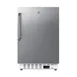 Summit SCF505SSTBADA 19" Undercounter Freezer in White, w/ Stainless Steel Door, ADA Compliant, 2.47 cu. ft. 2 image