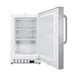 Summit SCF505SSTBADA 19" Undercounter Freezer in White, w/ Stainless Steel Door, ADA Compliant, 2.47 cu. ft. 3 image