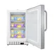 Summit SCF505SSTBADA 19" Undercounter Freezer in White, w/ Stainless Steel Door, ADA Compliant, 2.47 cu. ft. 4 image