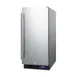 Summit SCFF1533BCSS 23" Built-in or Freestanding Undercounter Freezer, Stainless Steel, 2.4 cu. ft. 1 image