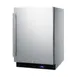 Summit SCFF53BCSS Built-in or Freestanding Undercounter Freezer, Stainless Steel, 4.7 cu. ft. 1 image