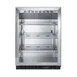Summit SCR610BLCSS 24" Beverage Merchandiser, 5.0 cu ft, Steel Exterior, Shelves, Door, ENERGY STAR® 2 image