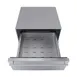 Summit SCR615TDCSS 24" Built-in Glass Door Undercounter Refrigerator in Stainless Steel, w/ 1 Drawer, 4.8 cu. ft. 5 image