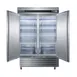Summit SCRR492 56" 2-Section Reach-In Refrigerator w/ 2 Solid Doors, Bottom Mount, Stainless Steel, 49 cu. ft. 4 image