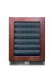 Summit SDHW2442PNR Wine Cooler 24" Wide, 1.8 cu.ft., Black, Glass, 6 Shelves, LED, 41‑68°F, Reversible 1 image