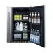 Summit SPR196OS24 24" Built-in Outdoor Refrigerator in Stainless Steel, w/ Side Storage, 3.13 cu. ft. 4 image