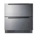 Summit SPR3032DADA 30" Built-in Outdoor Stainless Steel 2-Drawers Refrigerator in Black, ADA Compliant, 5.4 cu ft. 2 image