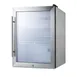 Summit SPR314LOSCSS 19" Countertop Refrigerator, 2.1 cu.ft, Stainless, Glass Door Lock, R600a, 115V 1 image