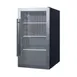 Summit SPR488BOSADA 19" Built-in Outdoor Glass Door Refrigerator in Black, ADA Compliant, 3.13 cu. ft. 1 image