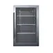 Summit SPR488BOSADA 19" Built-in Outdoor Glass Door Refrigerator in Black, ADA Compliant, 3.13 cu. ft. 2 image