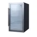 Summit SPR489OSADA Outdoor Beverage Center w/ Swing Glass Door, Black Exterior, 3.13 cu.ft 1 image