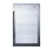 Summit SPR489OSCSS 19" Glass Door Outdoor Refrigerator in Stainless Steel, White Interior, 3.13 cu.ft 1 image