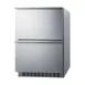 Summit SPRF34D 24" Built-in or Freestanding Refrigerator Freezer w/ Panel Ready 2 Drawers, 3.9 cu. ft. 1 image