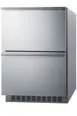 Summit SPRF34D7 24" Built-in or Freestanding Commercially Refrigerator Freezer w/ Panel Ready 2 Drawers, 3.9 cu. ft. 1 image