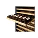 Summit SWC1127B 24" Glass Door Wine Refrigerator, Single Temperature, 127 Bottles 6 image