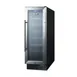 Summit SWC1224B 12" Glass Door Wine Refrigerator, Single Temperature, 21 Bottles 1 image