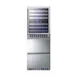 Summit SWCDAR24 24" Glass Door Wine Cooler/Drawer Refrigerator Combo, Dual Temperature, 46 Bottles 2 image