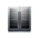 Summit SWBV3067B 30" Glass Door Wine Refrigerator, Dual Temperature, 33 Bottles 2 image