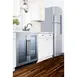 Summit SWBV3067B 30" Glass Door Wine Refrigerator, Dual Temperature, 33 Bottles 5 image