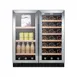 Summit SWBV3071 30" Glass Door Wine Refrigerator, Dual Temperature, 33 Bottles 3 image