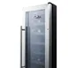 Summit SWC1224B 12" Glass Door Wine Refrigerator, Single Temperature, 21 Bottles 4 image