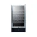 Summit SWC182Z 18" Glass Door Wine Refrigerator, Dual Temperature, 28 Bottles 3 image