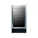 Summit SWC1840B 18" Glass Door Wine Refrigerator, Single Temperature, 34 Bottles 1 image