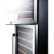 Summit SWC1875B 24" Glass Door Wine Refrigerator, Dual Temperature, 118 Bottles 4 image