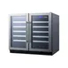 Summit SWC3668ADA 35" Glass Door Wine Refrigerator, Dual Temperature, 68 Bottles 2 image