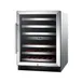 Summit SWC530BLBISTCSSADA 24" Glass Door Wine Refrigerator, Dual Temperature, 36 Bottles 3 image