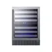 Summit SWC532BLBIST 24" Glass Door Wine Refrigerator, Dual Temperature, 46 Bottles 1 image