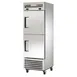 True T-23DT-HC 27" 1-Section Reach-In Refrigerator Freezer Combo w/ 2 Half Solid Doors 1 image