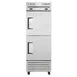 True T-23DT-HC 27" 1-Section Reach-In Refrigerator Freezer Combo w/ 2 Half Solid Doors 2 image