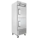 True T-23DT-HC 27" 1-Section Reach-In Refrigerator Freezer Combo w/ 2 Half Solid Doors 3 image