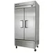 True T-35-HC 39" 2-Section Reach-In Refrigerator w/ 2 Solid Doors, Bottom Mount, Stainless Steel Front-Aluminum Sides 1 image
