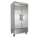 True T-35-HC 39" 2-Section Reach-In Refrigerator w/ 2 Solid Doors, Bottom Mount, Stainless Steel Front-Aluminum Sides 3 image