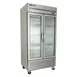 True T-35G-HC~FGD01 39" 2-Section Reach-In Refrigerator w/ 2 Glass Doors, Bottom Mount, Stainless Steel Front-Aluminum Sides 4 image