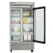 True T-35G-HC~FGD01 39" 2-Section Reach-In Refrigerator w/ 2 Glass Doors, Bottom Mount, Stainless Steel Front-Aluminum Sides 7 image