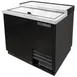 True T-36-GC-HC 36" Black Glass & Plate Chiller, 180 Mugs Capacity 1 image