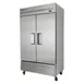 True T-43-HC 47" 2-Section Reach-In Refrigerator w/ 2 Solid Doors, Bottom Mount, Stainless Steel Front-Aluminum Sides 1 image