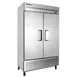 True T-43-HC 47" 2-Section Reach-In Refrigerator w/ 2 Solid Doors, Bottom Mount, Stainless Steel Front-Aluminum Sides 3 image