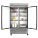 True T-43-HC 47" 2-Section Reach-In Refrigerator w/ 2 Solid Doors, Bottom Mount, Stainless Steel Front-Aluminum Sides 4 image