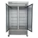 True T-43F-HC 47" 2-Section Reach-In Freezer, 2 Solid Doors, Stainless Steel Front, Aluminum Sides, 43 cu. ft., Bottom Mounted 4 image