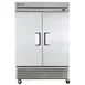 True T-49-HC 54" 2-Section Reach-In Refrigerator w/ 2 Solid Doors, Bottom Mount, Stainless Steel Front-Aluminum Sides 2 image