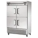 True T-49DT-4-HC 54" 2-Section Reach-In Refrigerator Freezer Combo w/ 4 Half Solid Doors 1 image
