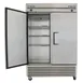 True T-49DT-HC 54" 2-Section Reach-In Refrigerator/Freezer Combo w/ 2 Solid Doors 4 image